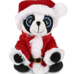 Small Panda – Santa Sparkle Eyes Plush