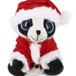 Large Panda – Santa Sparkle Eyes Plush