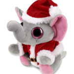 Small Elephant – Santa Sparkle Eyes Plush