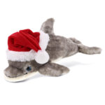 Grey Dolphin 16.5 Inch – Santa Super Soft Plush