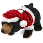 Wild Large Black Bear – Santa Super Soft Plush