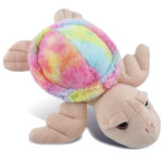 Rainbow Pink Sea Turtle 10″ – Super-Soft Plush