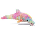 Rainbow Dolphin Small 14″ – Super-Soft Plush