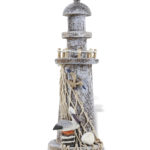 Brown Wooden Lighthouse – Small – Nautical