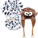 Owl Hat and Scarf Bundle