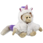 White Squirrel Monkey – Unicorn Super Soft Plush