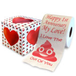Happy 1st Anniversary Toilet Paper Funny Gift