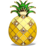 Pineapple – Gold Sparkling Magnets