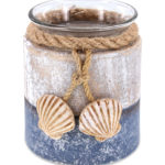 Silver Sea Shell Candle Holder – Nautical