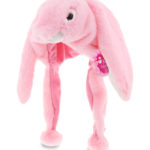 Pink Bunny With Mother’S Day Heart Plush – Super Soft Plush Hat