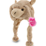 Brown Llama With Mother’S Day Heart Plush – Super Soft Plush Hat
