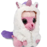 Small Pink Poodle Dog – Unicorn Sparkle Eyes Plush