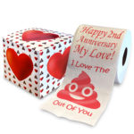 Happy 2nd Anniversary Toilet Paper Funny Gift