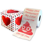 Happy 10th Anniversary Toilet Paper Funny Gift
