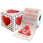 Happy 40th Anniversary Toilet Paper Funny Gift