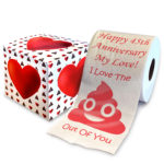 Happy 45th Anniversary Toilet Paper Funny Gift