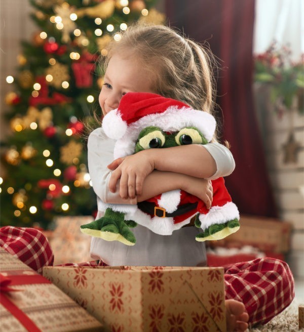 Squat Frog - Santa Super Soft Plush - Image 5