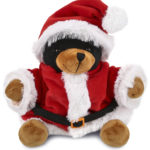 Black Bear – Santa 6″ Plush