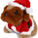 Brown Pug Dog – Santa Super Soft Plush