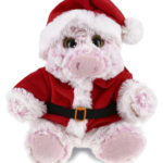 Sitting Pig – Santa Super-Soft Plush