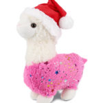 Sparkle Pink Llama – Santa Plush