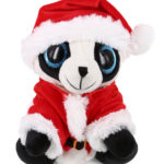 Large Panda – Santa Sparkle Eyes Plush