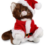 Brown Cat – Santa Super Soft Plush