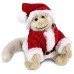 White Squirrel Monkey – Santa Super Soft Plush