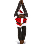 Long Arm Hanging Black Capuchin Monkey – Santa Super Soft Plush