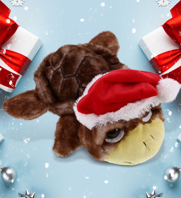 Brown Sea Turtle Large - Santa Super Soft Plush - Image 4
