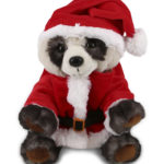 Squat Panda 7 Inch – Santa Super Soft Plush