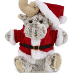 Moose – Santa Super Soft Plush Hand Puppet