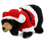 Wild Small Black Bear – Santa Super Soft Plush