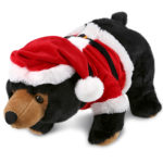 Wild Large Black Bear – Santa Super Soft Plush
