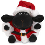 Black Nose Sheep – Santa 6″ Plush