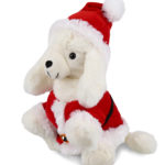 White Poodle Dog – Santa Super Soft Plush