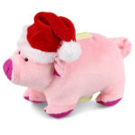 Pig – Santa Plush Bank