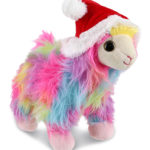 Rainbow Llama – Santa Super Soft Plush