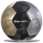 Mix Silver, Black, & Gold Modern Pattern – Size 4 – Soccer Ball