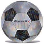 Classic Black & Silver Modern Pattern – Size 3 – Soccer Ball