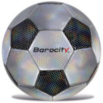 Classic Black & Silver Modern Pattern – Size 4 – Soccer Ball