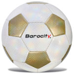 Classic White & Gold Modern Pattern – Size 3 – Soccer Ball