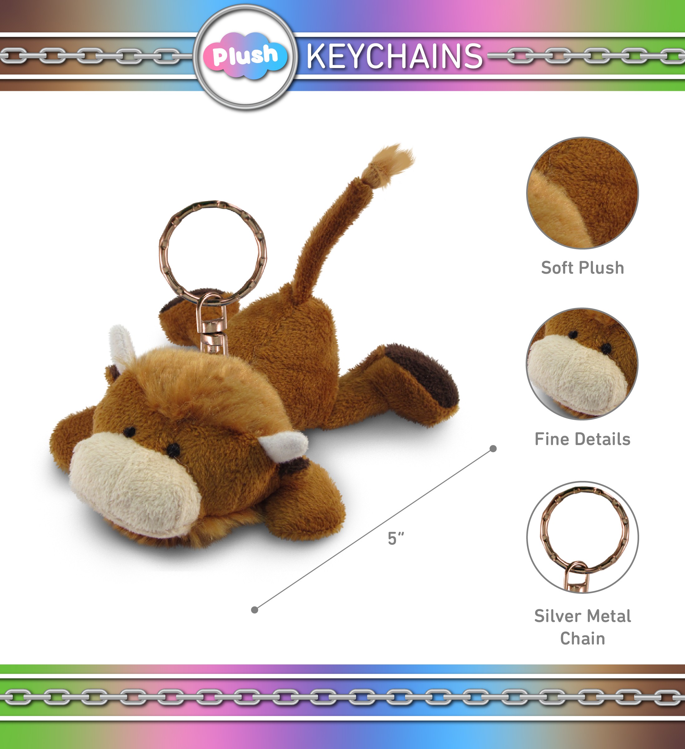 Buffalo - Plush Keychain - CoTa Global