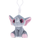 Grey Elephant – Big Eye Keychain