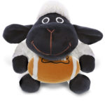 Black Nose Sheep With Football Plush – 6″ Plush