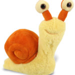 Orange Snail Small 5.5″ – Super-Soft Plush