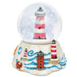 Lighthouse – Stone Snow Globe