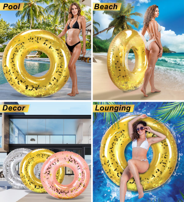 Giant 48 Inch Tube - Gold - Poza - Image 3