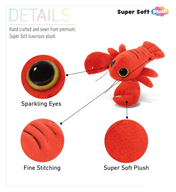Lobster - Big Eye 6 Inch Plush - Image 2