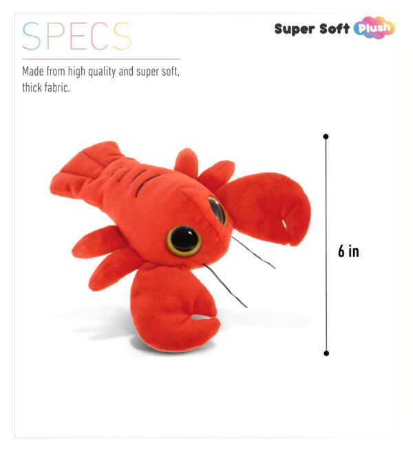 Lobster - Big Eye 6 Inch Plush - Image 3